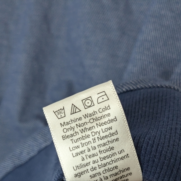 Adventura Medium Blue Organic Cotton Scoop Neck Pullover Sweater - Picture 6 of 10